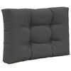 vidaXL Coussin de canap&eacute; d'ext&eacute;rieur 3 pcs Anthracite Polyester