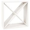 vidaXL Armoire &agrave; vin Blanc 62x25x62 cm Bois de pin massif