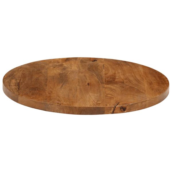 vidaXL Dessus de table Ø 50x2,5 cm rond bois de manguier massif