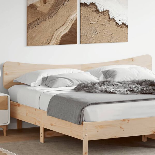 vidaXL T&ecirc;te de lit 180 cm bois massif de pin