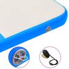 vidaXL Tapis gonflable de gymnastique avec pompe 200x200x10cm PVC Bleu