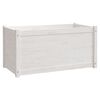 vidaXL Jardini&egrave;res 2 pcs Blanc 100x50x50 cm Bois de pin massif