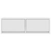 vidaXL Meuble TV blanc 80x31x25,5 cm bois d'ing&eacute;nierie