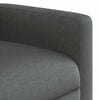 vidaXL Fauteuil inclinable Gris fonc&eacute; Tissu