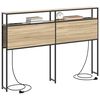 vidaXL T&ecirc;te de lit de rangement Ch&ecirc;ne sonoma 150 cm Bois d'ing&eacute;nierie
