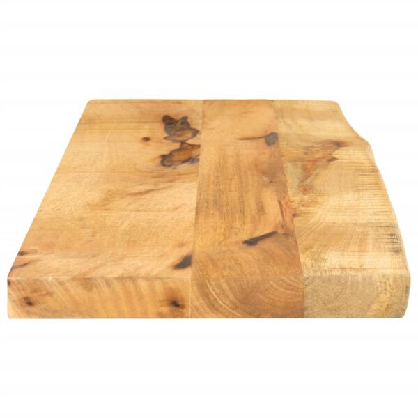 vidaXL Dessus de table 90x20x2,5 cm bord vif bois massif manguier brut