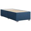 vidaXL Sommier &agrave; lattes de lit avec matelas Bleu 90x200 cm Tissu