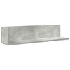 vidaXL &Eacute;tag&egrave;res murales 2pcs gris b&eacute;ton 75x16,5x16,5cm bois ing&eacute;nierie