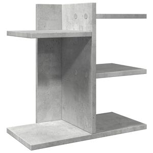 vidaXL Organisateur de bureau gris b&eacute;ton 42x21,5x42 cm bois ing&eacute;nierie