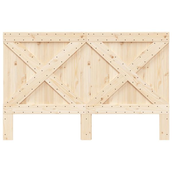 vidaXL T&ecirc;te de lit 160x104 cm bois massif de pin