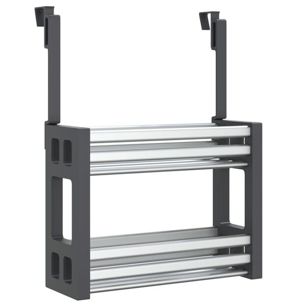 vidaXL Organisateur sous &eacute;vier 34x12x26 cm aluminium