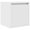 vidaXL Tables de chevet murales 2 pcs blanc 38x34x40 cm