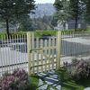 vidaXL Portail de jardin Pin impr&eacute;gn&eacute; 100x150 cm