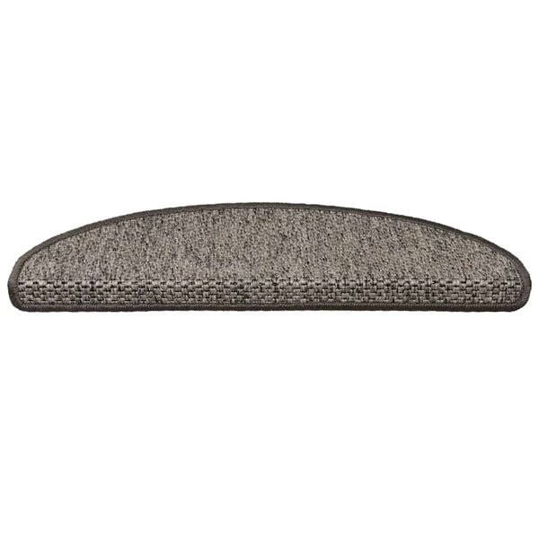 vidaXL Tapis d'escalier autocollants aspect sisal 15 pcs 65x21x4 cm