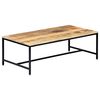 vidaXL Table basse 120x60x40 cm Bois de manguier solide brut