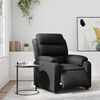 vidaXL Fauteuil inclinable &eacute;lectrique Noir Similicuir