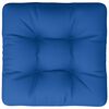 vidaXL Coussin de palette bleu royal 60x60x12 cm tissu