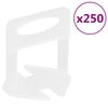 vidaXL Clips de nivellement de carreaux 250 pcs 1 mm