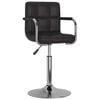 vidaXL Chaise de salle &agrave; manger Noir Similicuir