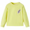 Sweatshirt pour enfants jaune 140