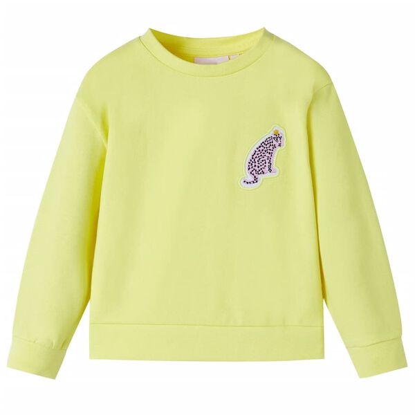 Sweatshirt pour enfants jaune 140
