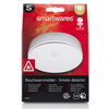 Smartwares D&eacute;tecteurs de fum&eacute;e 3 pcs 10,6x10,6x3,6 cm Blanc
