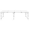 Table pliante de camping en aluminium avec hauteur ajustable