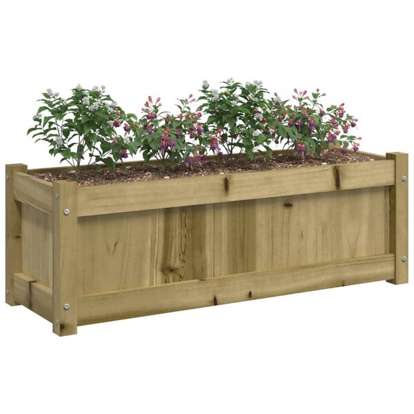 vidaXL Jardinières 2 pcs bois de pin imprégné