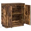 vidaXL Buffet LED Ch&ecirc;ne fum&eacute; 71 x 34,5 x 75 cm Bois d'ing&eacute;nierie