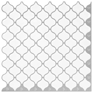 vidaXL Carreau Lanterne 10 pc Blanc 27 x 27 cm Polyur&eacute;thane et PET