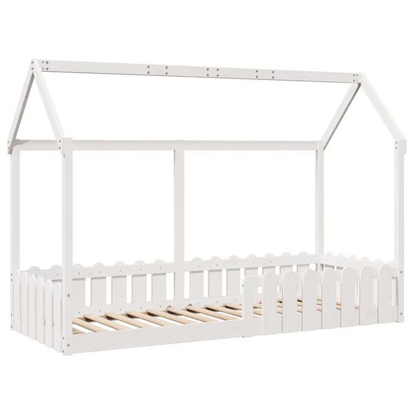 vidaXL Cadre de lit d'enfants forme de maison sans matelas 80x200 cm