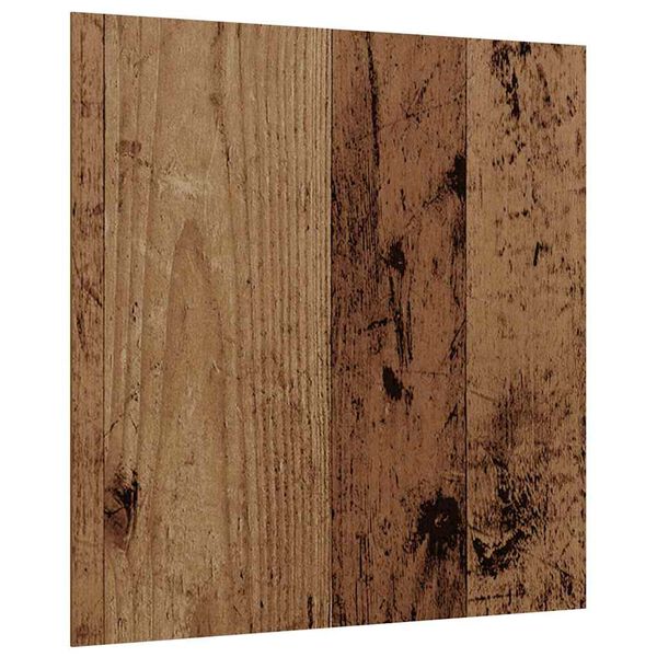 vidaXL Panneaux décoratifs 12 pcs Bois ancien 30 x 30 x 0.3 cm