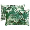 vidaXL Housse de coussin 2 pc HOUTEN Motif feuilles 50 x 70 cm