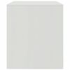 vidaXL Meubles TV 2 pcs blanc 67x39x44 cm acier