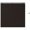 vidaXL Store V&eacute;nitien Marron fonc&eacute; 125 x 130 cm 35 mm