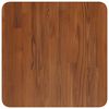 vidaXL Dessus de table carré Marron foncé 40x40x4 cm Bois chêne traité