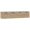 vidaXL Armoires murales 2 pcs Ch&ecirc;ne sonoma 60x36,5x35 cm