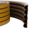 vidaXL joint de fen&ecirc;tre autocollant Marron 14 x 12 mm 50 m Mousse EPDM