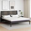 vidaXL Matelas Blanc et Gris 180 x 200 cm Tissu jacquard
