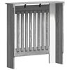 vidaXL Cache-Radiateur Gris Sonoma 78 x 19 x 81,5 cm Bois d'ingénierie