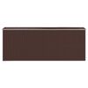 vidaXL Abri de jardin Marron foncé 192x523x223 cm Acier galvanisé