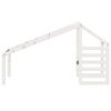 vidaXL Toit de lit pour enfants blanc 198x87x113 cm bois de pin massif