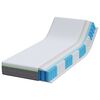 vidaXL Matelas Blanc et Gris 80 x 200 cm Tissu jacquard