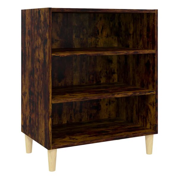 vidaXL Buffet chêne fumé 57x35x70 cm bois d'ingénierie