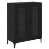 vidaXL Haut Armoire Ch&ecirc;ne noir 69,5 x 34 x 180 cm Bois d'ing&eacute;nierie