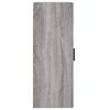 vidaXL Armoire murale sonoma gris 34,5x34x90 cm