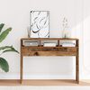 vidaXL Table console vieux bois 105x30x80 cm bois d'ing&eacute;nierie