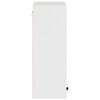 vidaXL Cabinet de salle de bain Blanc brillant 39 x 23,5 x 65 cm