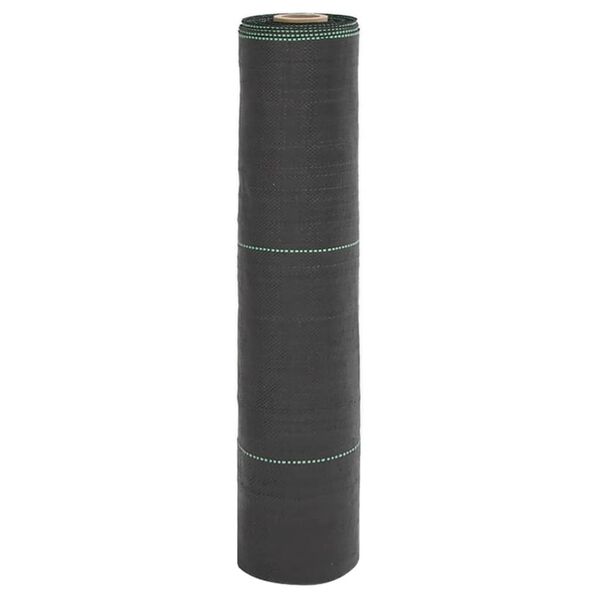vidaXL Membrane anti-mauvaises herbes noir 0,5x100 m PP