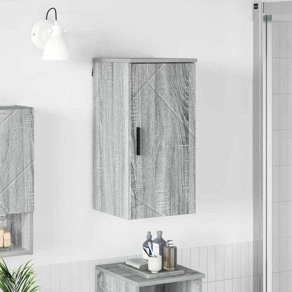 vidaXL Cabinet de salle de bain Gris Sonoma 30 x 31,5 x 61 cm